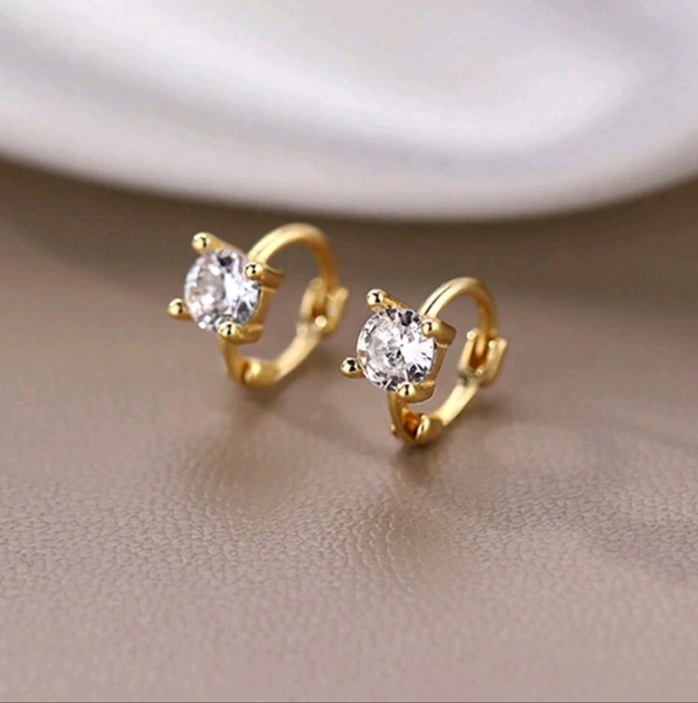 Ring Style Hoop Stud Earrings